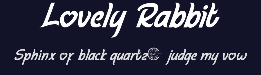 Lovely Rabbit by RaisProject — Decorative Font — thumbnail 2