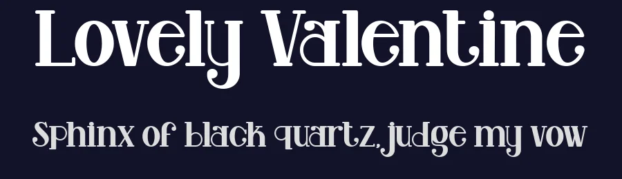 Lovely Valentine by Gilar Studio — Decorative Font — thumbnail 2