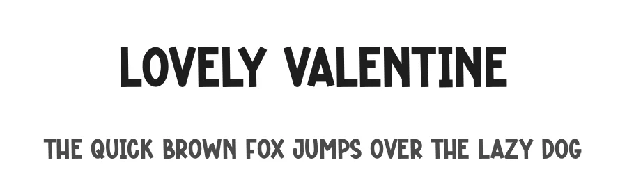 Lovely Valentine