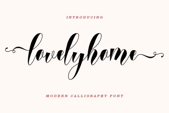 Lovelyhome Font by IRF Lab Studio — Script Handwritten Font