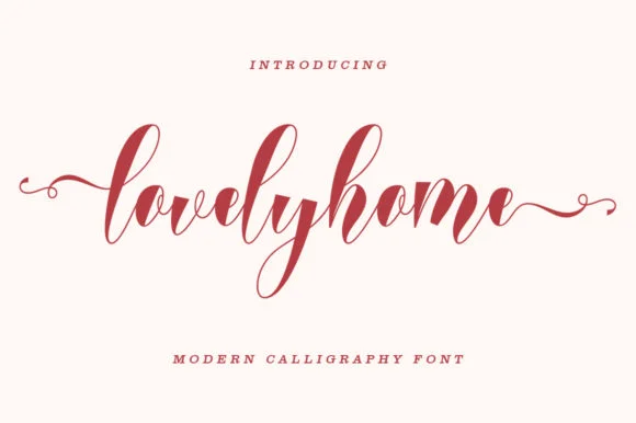 Lovelyhome Font by IRF Lab Studio — Script Handwritten Font — thumbnail 6