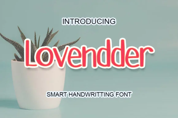 Lovendder Font by shiddiq.art — Script Handwritten Font