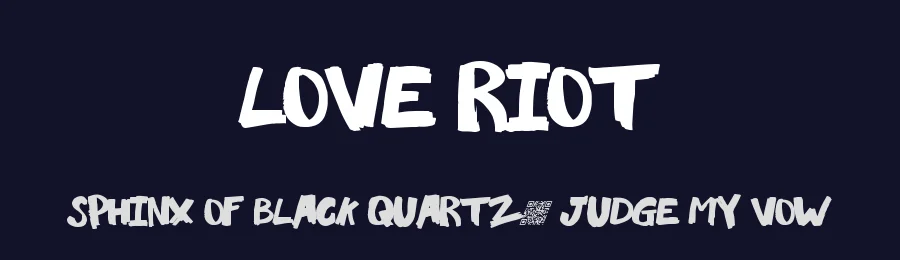 Love Riot by Xerographer Fonts — Script Handwritten Font — thumbnail 2