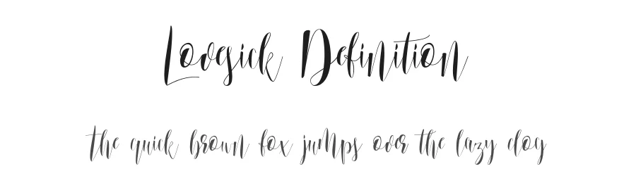 Lovesick Definition