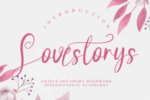 Lovestorys Font by Misterletter.co — Script Handwritten Font
