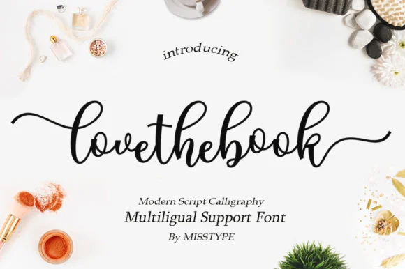 Lovethebook Font by IRF Lab Studio — Script Handwritten Font