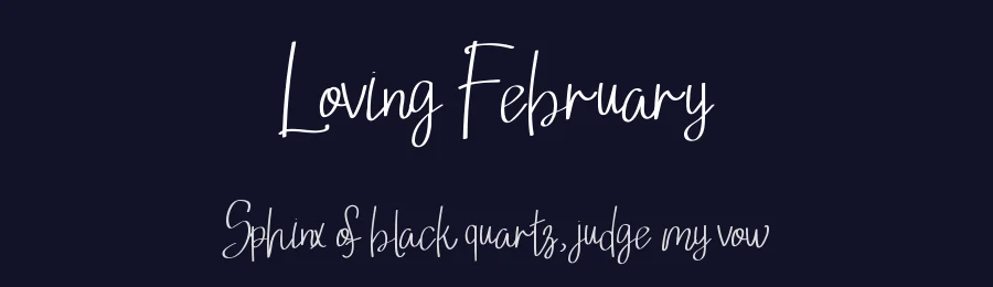 Loving February by Illushvara — Script Handwritten Font — thumbnail 2