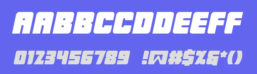 Low Rider BB by Blambot — Display Font — thumbnail 3