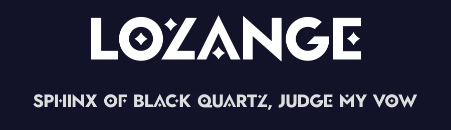 Lozange by Robin Campistron — Decorative Font — thumbnail 2