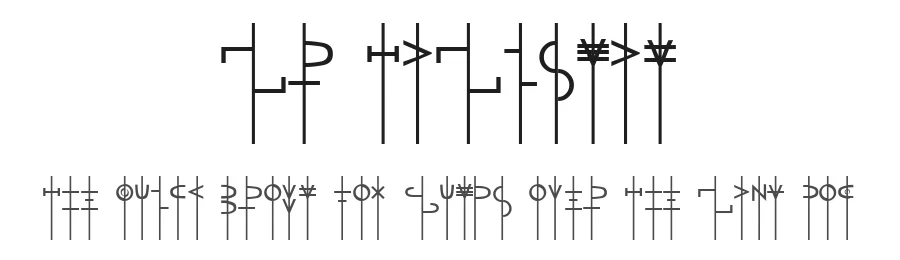 LR Talisman by PsyTech / 4LR.mmdc — Dingbats Font