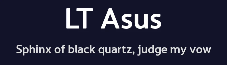 LT Asus by LyonsType — Sans Serif Font — thumbnail 2