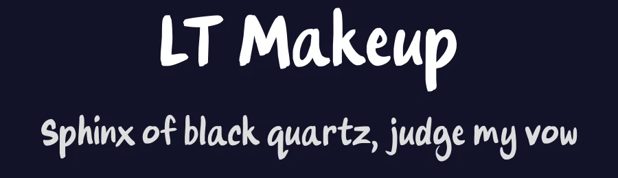 LT Makeup by LyonsType — Script Handwritten Font — thumbnail 2