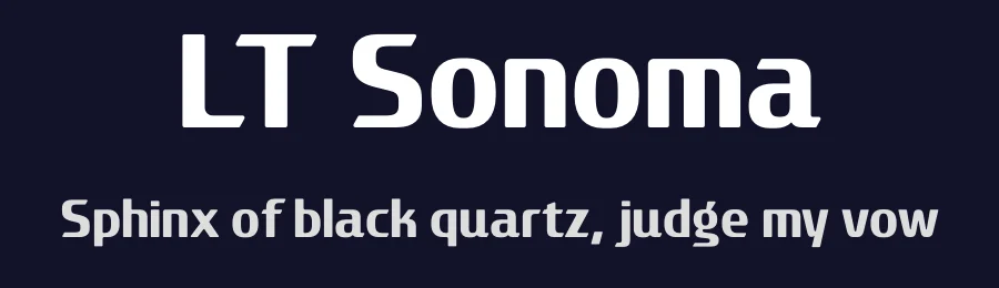 LT Sonoma by LyonsType — Display Font — thumbnail 2