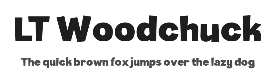 LT Woodchuck by LyonsType — Decorative Font