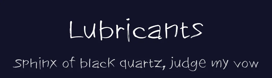 Lubricants by Xerographer Fonts — Script Handwritten Font — thumbnail 2