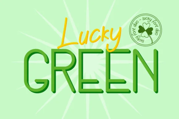 Lucky Green Duo Font by attypestudio — Script Handwritten Font