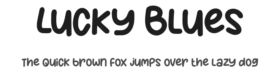 Lucky Blues by Lettersweet Studio — Decorative Font