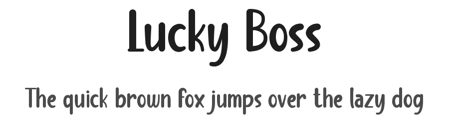 Lucky Boss by RantautypeStudio — Decorative Font