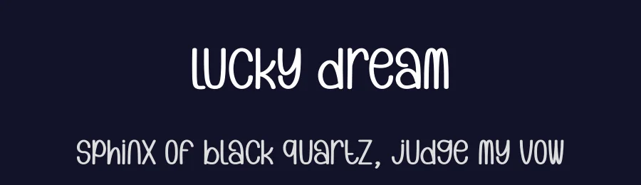 Lucky Dream by Andi Moz — Script Handwritten Font — thumbnail 2