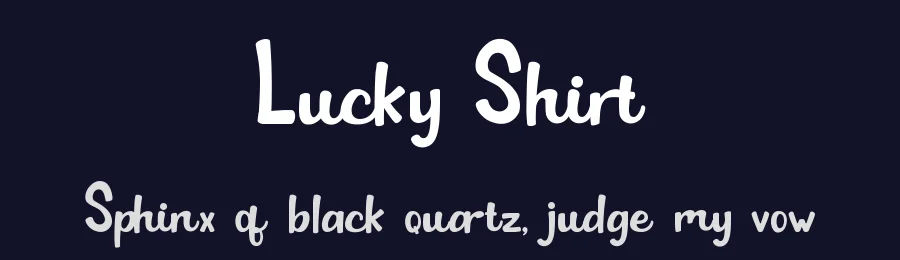 Lucky Shirt by PutraCetol Studio — Decorative Font — thumbnail 2