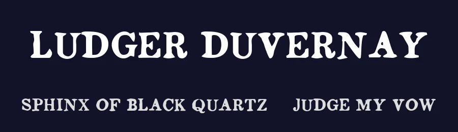 Ludger Duvernay by Cloutierfontes — Decorative Font — thumbnail 2