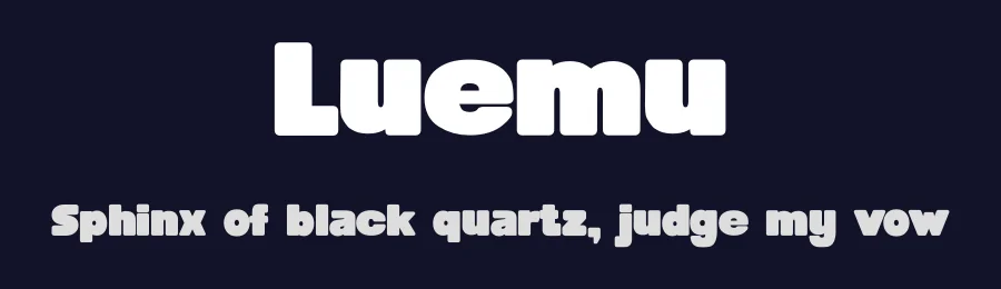 Luemu by Tokokoo Studio — Decorative Font — thumbnail 2