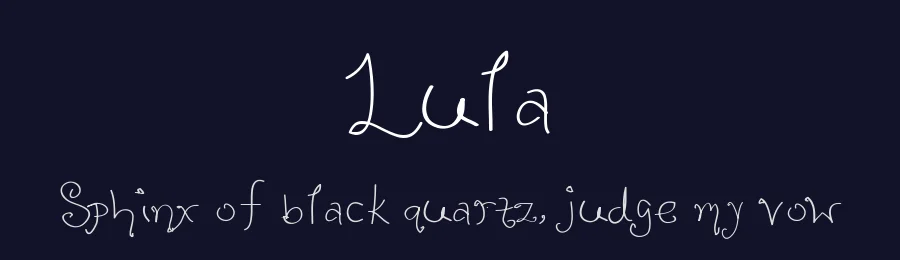 Lula by MylesKatherine — Script Handwritten Font — thumbnail 2