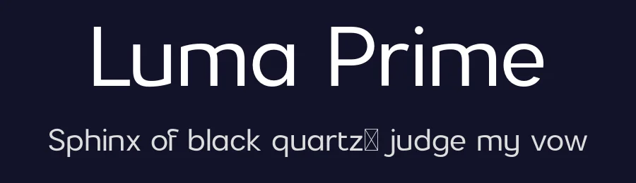 Luma Prime by VPcreativeshop — Sans Serif Font — thumbnail 2