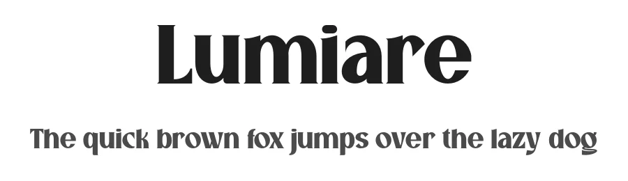 Lumiare by Muhammad Yafinuha — Serif Font