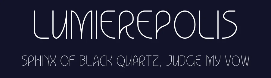 Lumierepolis by GGBotNet — Decorative Font — thumbnail 2