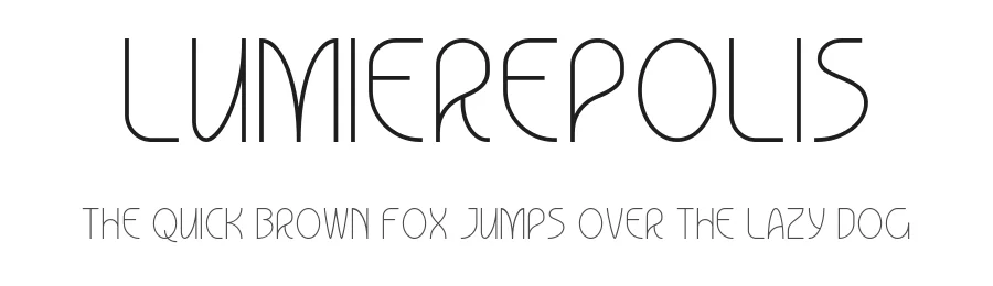 Lumierepolis by GGBotNet — Decorative Font