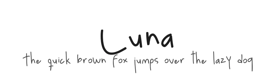 Luna by Carolina Mejia — Script Handwritten Font