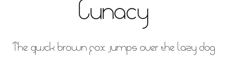 Lunacy by Kasper Gant — Decorative Font