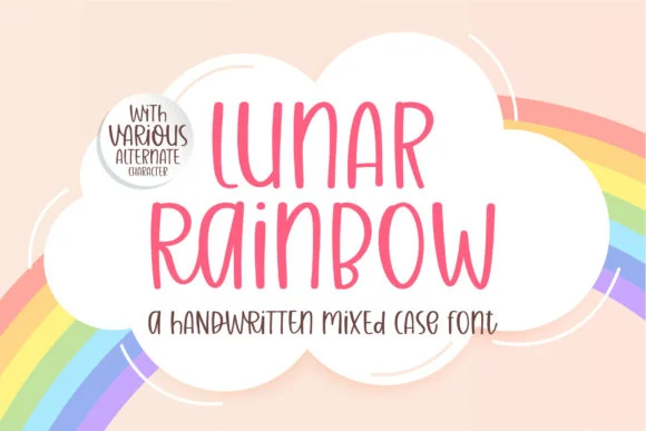 Lunar Rainbow Font by BitongType — Script Handwritten Font