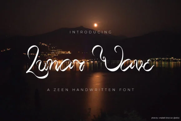 Lunar Wave Font by Creassion Studio — Script Handwritten Font
