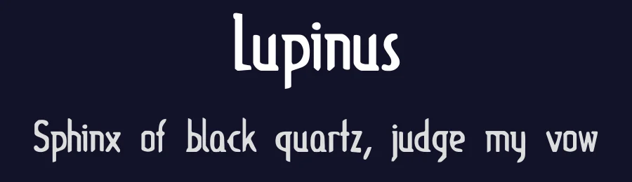 Lupinus by CybaPee — Sans Serif Font — thumbnail 2