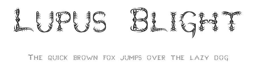 Lupus Blight by GemFonts / Typotheticals — Blackletter Font