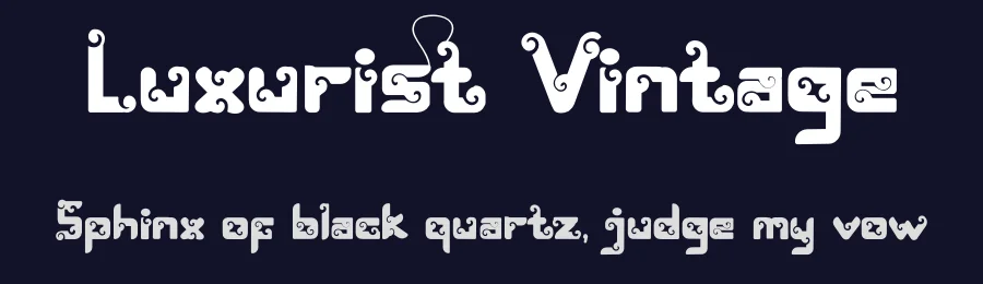 Luxurist Vintage by Brother Grounds Studio — Decorative Font — thumbnail 2