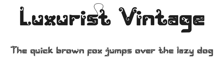 Luxurist Vintage by Brother Grounds Studio β Decorative Font