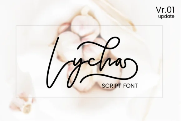 Lycha Font by Gumacreative β Script Handwritten Font