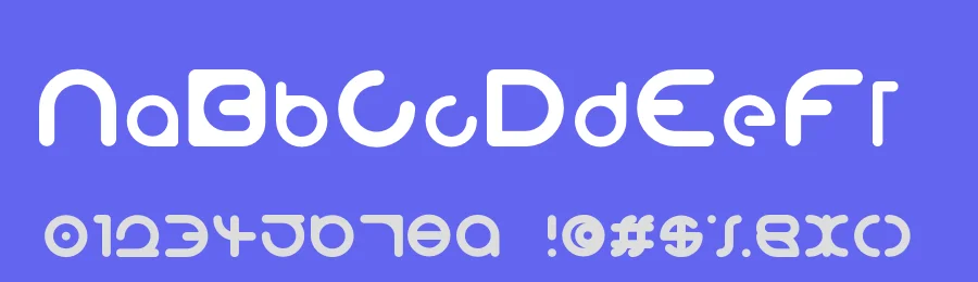 M150 Simple Round Font by M 150 — Decorative Font — thumbnail 3