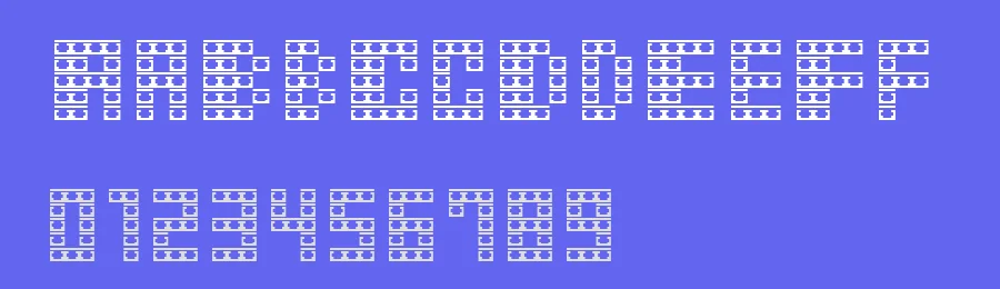 M31 Monkey Kong by Miffies — Display Font — thumbnail 3