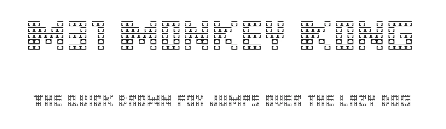 M31 Monkey Kong by Miffies — Display Font