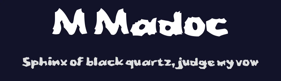 M Madoc by wepfont.com — Decorative Font — thumbnail 2