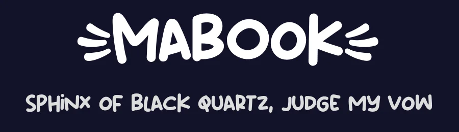 Mabook by Khurasan — Decorative Font — thumbnail 2