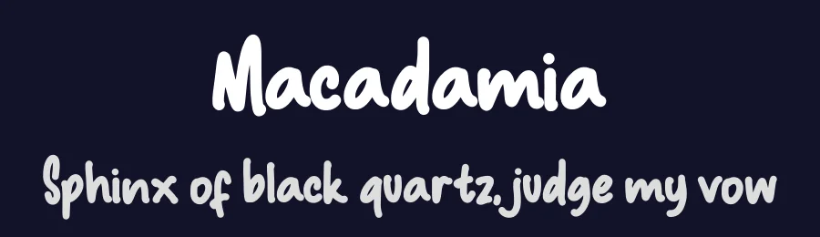 Macadamia by studioDelapan — Script Handwritten Font — thumbnail 2