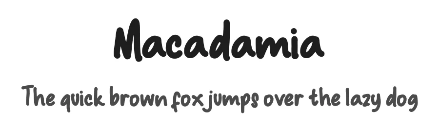 Macadamia by studioDelapan — Script Handwritten Font