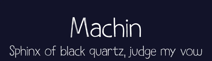 Machin by Hanoded — Decorative Font — thumbnail 2