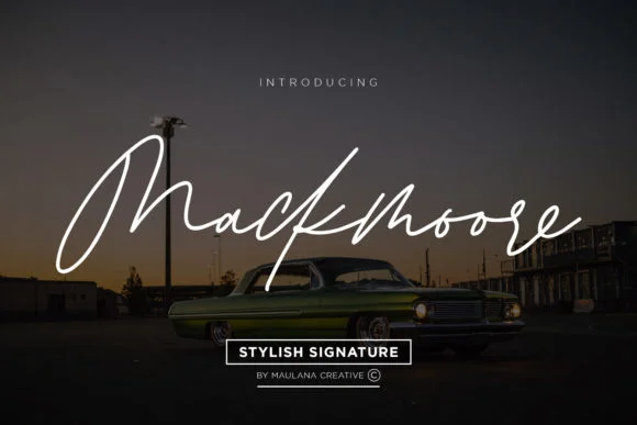 Mackmoore Font by Maulana Creative — Script Handwritten Font