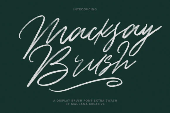 Macksay Font by Maulana Creative — Script Handwritten Font